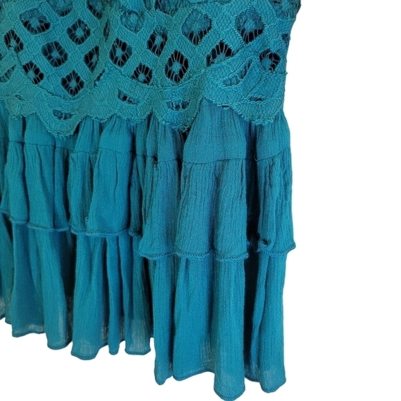 Free People Adella Cami in Teal•S - Picture 7 of 12